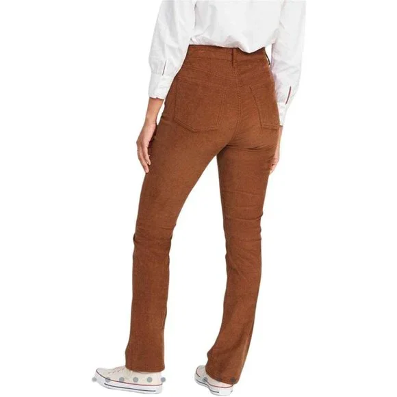 NWT Old Navy Extra High-Waisted Kicker Corduroy Boot-Cut Pants for Women - Picture 6 of 7